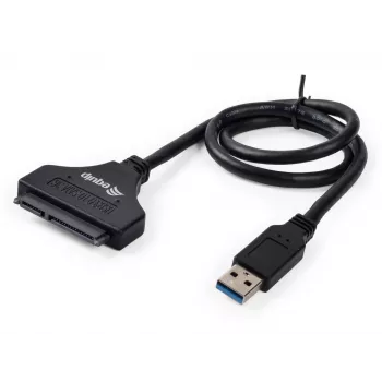 Equip USB 3.0 auf SATA Adapter, Schwarz, 5 Gbit/s, CE, 50 mm, 9,5 mm, 550 mm