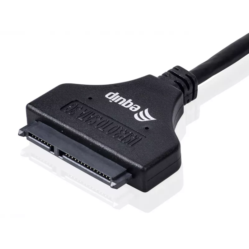 Equip USB 3.0 auf SATA Adapter, Schwarz, 5 Gbit/s, CE, 50 mm, 9,5 mm, 550 mm
