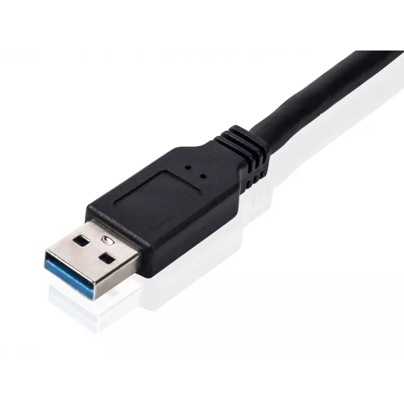 Equip USB 3.0 auf SATA Adapter, Schwarz, 5 Gbit/s, CE, 50 mm, 9,5 mm, 550 mm