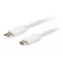 Equip Platinum USB-Typ-C-Kabel, 2 m, USB C, USB C, USB 3.2 Gen 2 (3.1 Gen 2), 10 Gbit/s, Weiß