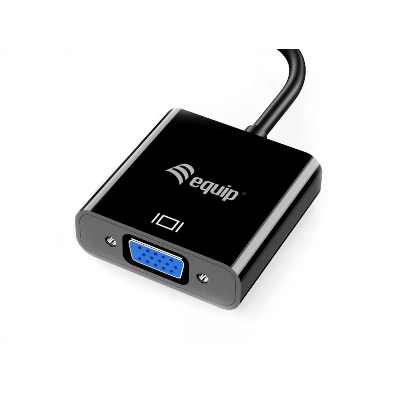 Equip USB 3.0 auf VGA Adapter, 3.2 Gen 1 (3.1 Gen 1), USB Typ-A, VGA (D-Sub) Ausgang, 1920 x 1080 Pixel
