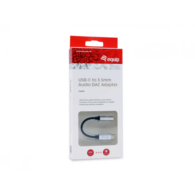 Equip USB-C auf 3,5-mm-Audio-DAC-Adapter
