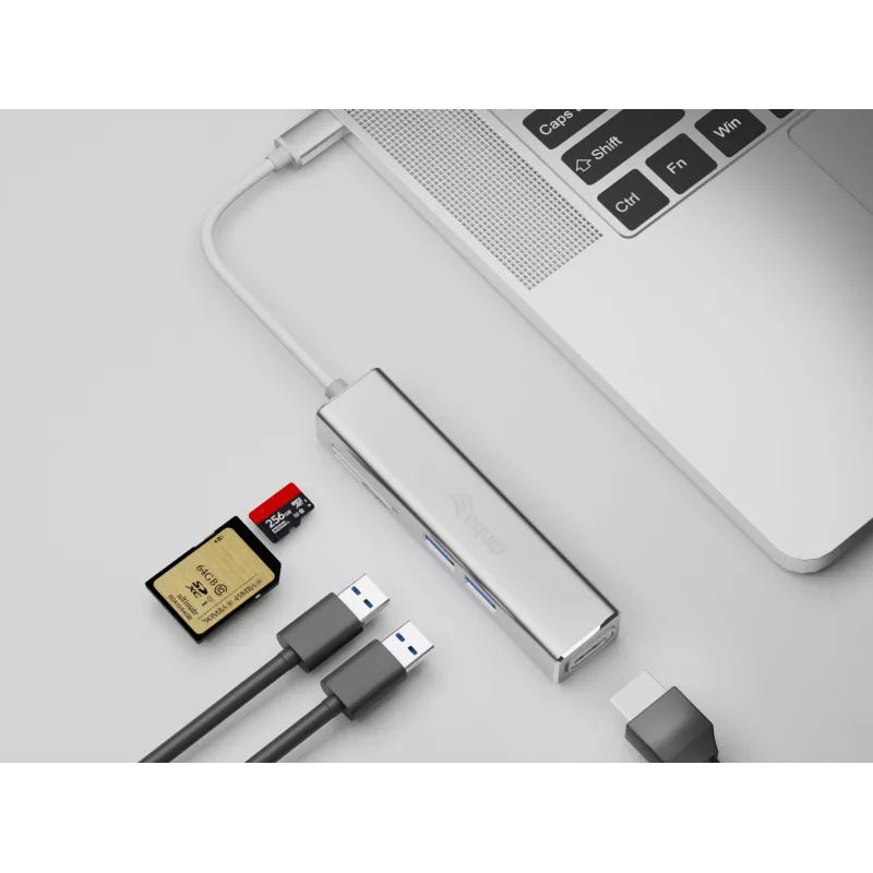 Equip USB-C 5-in-1 Multifunktionsadapter