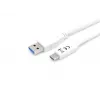 Equip USB 3.2 Gen 1 Type-C auf A Kabel, M/M, 1 m, 1 m, USB A, USB C, USB 3.2 Gen 1 (3.1 Gen 1), 5 Gbit/s, Weiß