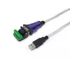 Equip USB-A auf Seriell RS-422/485 DB9 Adapterkabel, Grau, 1,5 m, USB Typ-A, DB-9, Stecker, Stecker