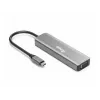 Equip USB-C zu HDMI/DisplayPort/VGA/USB-Adapter, USB Typ-C, HDMI-Ausgang, DisplayPort-Ausgang, VGA (D-Sub)-Ausgang, 3840 x 2160 Pixel