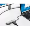 Equip USB-C zu HDMI/DisplayPort/VGA/USB-Adapter, USB Typ-C, HDMI-Ausgang, DisplayPort-Ausgang, VGA (D-Sub)-Ausgang, 3840 x 2160 Pixel