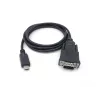 Equip USB-C-zu-Seriell-DB9-Kabel M/M 1,5 m Schwarz