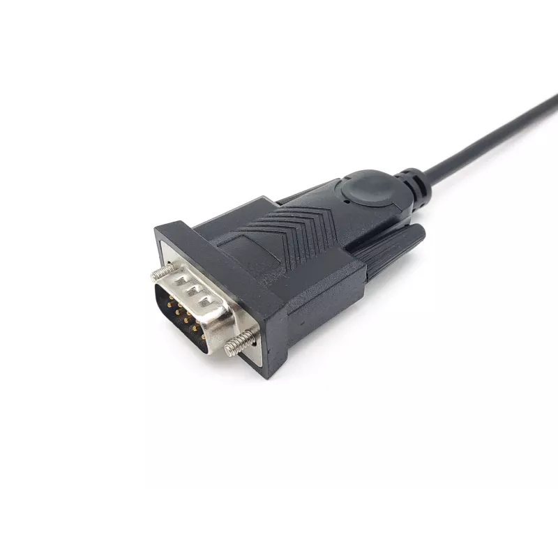Equip USB-C-zu-Seriell-DB9-Kabel M/M 1,5 m Schwarz