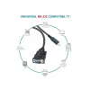 Equip USB-C-zu-Seriell-DB9-Kabel M/M 1,5 m Schwarz
