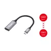 Equip USB-C auf HDMI 2.0 Adapter, 4K/60Hz, 0,15 m, USB Typ-C, HDMI, Stecker, Buchse, Gerade