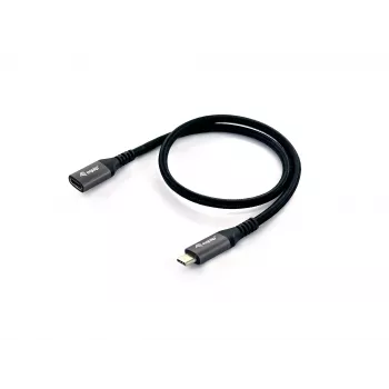 Equip USB 3.2 Gen 2 C-auf-C-Verlängerungskabel, M/W, 0,5 m, 4K/60Hz, 10 Gbit/s