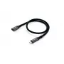 Equip USB 3.2 Gen 2 C-auf-C-Verlängerungskabel, M/W, 0,5 m, 4K/60Hz, 10 Gbit/s
