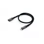 Equip USB 3.2 Gen 2 C-C-Verlängerungskabel, M/F, 1,0 m, 4K/60Hz, 10 Gbit/s