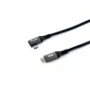 Equip USB 2.0 C auf C 90° abgewinkeltes Kabel, M/M, 1,0 m, 100 W mit Emark-Chipsatz