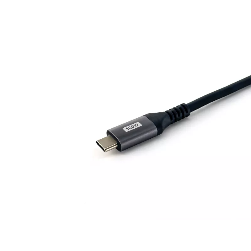 Equip USB 2.0 C-zu-C 90°-Winkelkabel, M/M, 3,0 m, 100 W mit Emark-Chipsatz