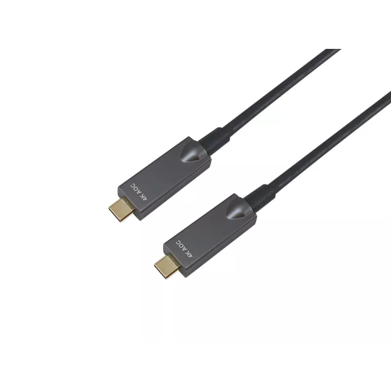 Equip USB-C-zu-C Aktives Optisches Kabel, 10m, 4K/60Hz, Video+Daten+PD