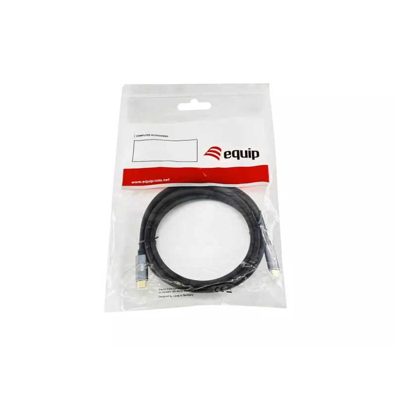 Equip USB 3.2 Gen 2 C zu C Kabel, M/M, 2,0m, 5A, PD 100W, 4K/60Hz, 10Gbps