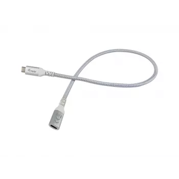 Equip USB 3.2 Gen 2 C-auf-C-Verlängerungskabel, 0,5 m, M/F, 4K/60Hz, 10 Gbit/s, Weiß