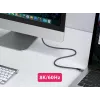 Equip USB 4 Gen 3 C-zu-C-Kabel, M/M, 2,0 m, PD3.1 240 W, 8K/60 Hz, 40 Gbit/s, Schwarz
