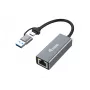 Equip USB-C auf 2,5 Gigabit Ethernet Netzwerk (USB-C+A) Adapter