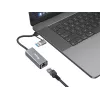 Equip USB-C auf 2,5 Gigabit Ethernet Netzwerk (USB-C+A) Adapter