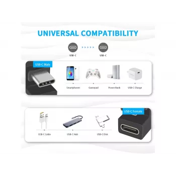USB-C U-Stecker-Adapter Equip 133476 10Gbps PD 100W 2er-Pack