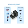 USB-C U-Stecker-Adapter Equip 133476 10Gbps PD 100W 2er-Pack