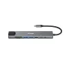 Equip USB-C 8-in-1 Multifunktionsadapter, Kabelgebunden, USB Type-C, 100 W, 1000 Mbit/s, 1000BASE-T, IEEE 802.3ab