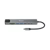 Equip USB-C 8-in-1 Multifunktionsadapter, Kabelgebunden, USB Type-C, 100 W, 1000 Mbit/s, 1000BASE-T, IEEE 802.3ab