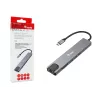 Equip USB-C 8-in-1 Multifunktionsadapter, Kabelgebunden, USB Type-C, 100 W, 1000 Mbit/s, 1000BASE-T, IEEE 802.3ab