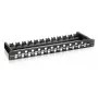 Equip 24-Port Keystone Cat.6A Ungeschirmtes Patchpanel, Schwarz