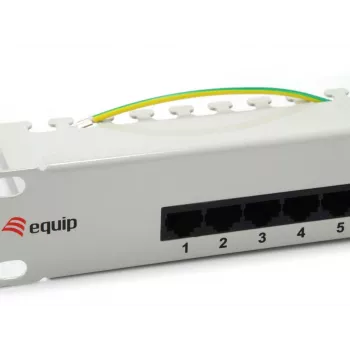 Equip 25-Port Cat.3 RJ45 ISDN Patch Panel, Hellgrau