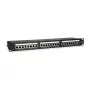 Equip 24-Port Cat.5e geschirmtes Patch Panel, Schwarz