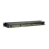 Equip 24-Port Cat.5e geschirmtes Patch Panel, Schwarz