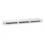 Equip 24-Port Cat.6 geschirmtes Patchpanel, Hellgrau