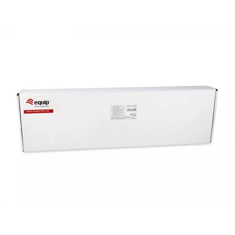 Equip 24-Port Cat.6 geschirmtes Patchpanel, Hellgrau