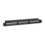 Equip 24-Port Cat.6 Geschirmtes Patchpanel, Hellgrau