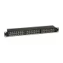 Equip 48-Port Cat.6 geschirmtes Patchpanel, Schwarz