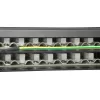 Equip 48-Port Cat.6 geschirmtes Patchpanel, Schwarz