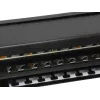 Equip 48-Port Cat.6 geschirmtes Patchpanel, Schwarz