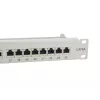 Equip 24-Port Cat.6A Shielded Patch Panel, Hellgrau, 10/100/1000Base-T(X), Gigabit Ethernet, 1000 Mbit/s, RJ-45, Cat6a, Rackmontage
