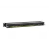 Equip 16-Port Cat.6 Shielded Patch Panel, Schwarz, 10/100/1000Base-T(X), Gigabit Ethernet, 1000 Mbit/s, RJ-45, Cat6, Rackmontage