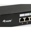 Equip 16-Port Cat.6 Shielded Patch Panel, Schwarz, 10/100/1000Base-T(X), Gigabit Ethernet, 1000 Mbit/s, RJ-45, Cat6, Rackmontage