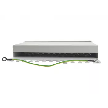 Equip 12-Port Cat.6 Desktop Patch Panel, Hellgrau, 10/100/1000Base-T(X), Gigabit Ethernet, 1000 Mbit/s, RJ-45, Cat6, 1U
