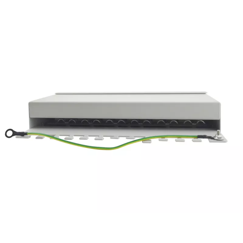 Equip 12-Port Cat.6 Desktop Patch Panel, Hellgrau, 10/100/1000Base-T(X), Gigabit Ethernet, 1000 Mbit/s, RJ-45, Cat6, 1U