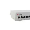 Equip 12-Port Cat.6 Desktop Patch Panel, Hellgrau, 10/100/1000Base-T(X), Gigabit Ethernet, 1000 Mbit/s, RJ-45, Cat6, 1U