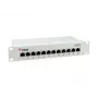 Equip 12-Port Cat.6 geschirmtes Patchpanel, Hellgrau, Gigabit Ethernet, 1000 Mbit/s, RJ-45, Cat6, Cat6e, 1U, Grau