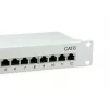 Equip 12-Port Cat.6 geschirmtes Patchpanel, Hellgrau, Gigabit Ethernet, 1000 Mbit/s, RJ-45, Cat6, Cat6e, 1U, Grau