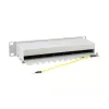 Equip 12-Port Cat.6 geschirmtes Patchpanel, Hellgrau, Gigabit Ethernet, 1000 Mbit/s, RJ-45, Cat6, Cat6e, 1U, Grau